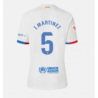 Koszulka piłkarska Barcelona Inigo Martinez #5 Strój wyjazdowy dla kobiety 2023-24 tanio Krótki Rękaw